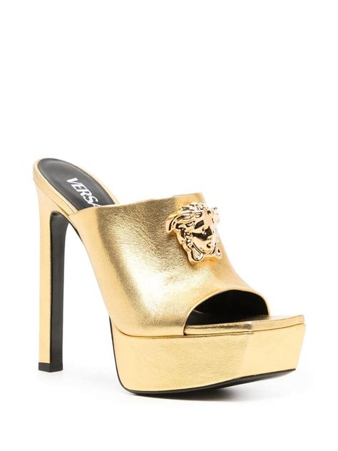 versace mules replica|Versace platform heels.